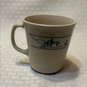 Corningware Ivory Mug with Blue Floral Accent Set of 3